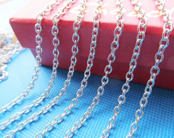 3mmx4mm Silver tone/Antique Bronze/Golden "0" Style Cross Chain,DIY Jewelry Accessories,Necklace & Bracelet Findings,Connector Charms