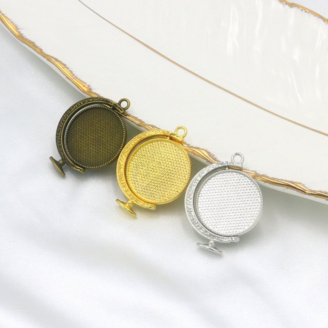 マルチカラー ハンドメイド 地球儀 回転ベースセッティングトレイ