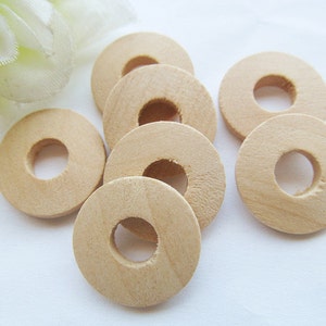 Gute Qualität 23 mm unvollendete runden Ball natürliche Holz Spacer Beads Charm finden, DIY Zubehör Schmuck-Herstellung Bild 1