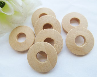 20.92mmx17.18mm Unfinished Oval Ball Natural Wood Spacer Beads Charm Finding,DIY Accessory Jewellry Making