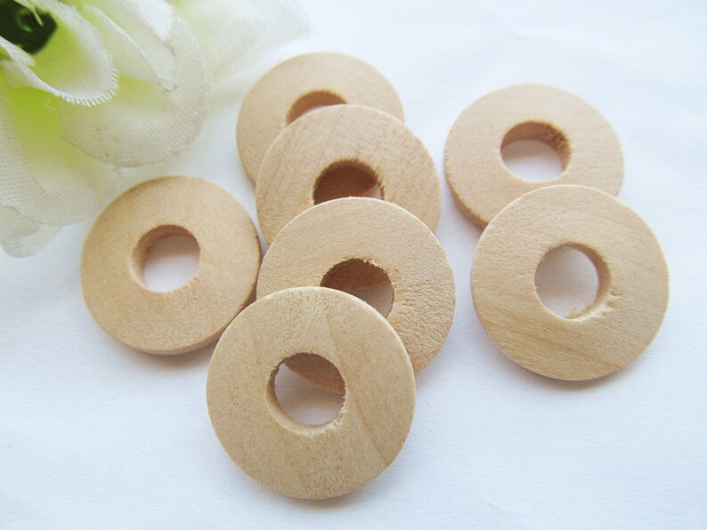 Gute Qualität 23 mm unvollendete runden Ball natürliche Holz Spacer Beads Charm finden, DIY Zubehör Schmuck-Herstellung Bild 1