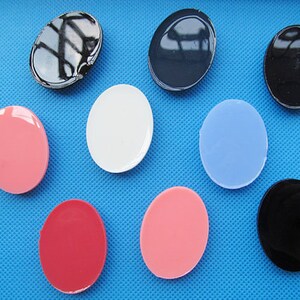 30mmx40mm Muticolor Good Quality Oval Flatback Resin Beauty Skull Cabochon Charm Finding,Fit Base Setting Tray,DIY Accessory Jewellery image 5