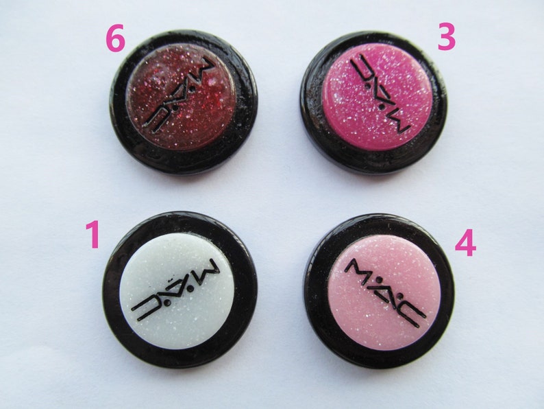 23.30mm Very hot and Kawaii Black Pink Resin Round Make up Crown Cabochon Charm Finding,Phone Decoration Kit,DIY Accessory Jewellery Making