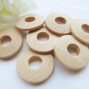 Gute Qualität 23 mm unvollendete runden Ball natürliche Holz Spacer Beads Charm finden, DIY Zubehör Schmuck-Herstellung Bild 3