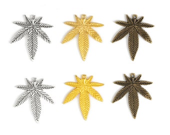 22mmx25mm Antique Silver tone/Antique Bronze/Gold Filigree Maple Leaf Pendant Charm/Finding,DIY Accessory Jewelry Making