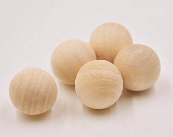 No Hole--Good Quality 25mm Unfinished Round Ball Natural Wood Beads Charm Finding,DIY Accessory Jewelry Making