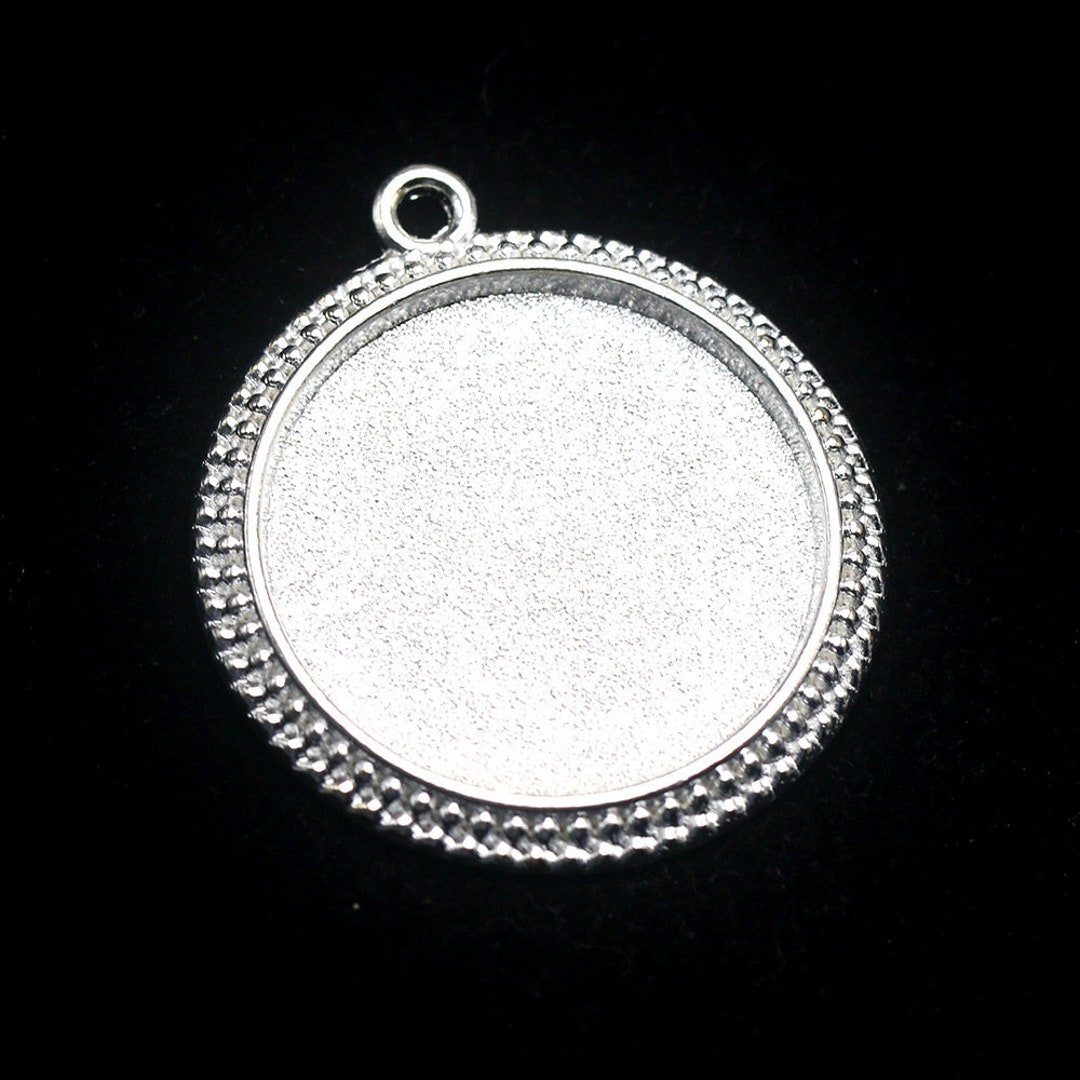5 Colors Round Base Setting Bezel Tray Bezel Pendant Charm/finding ...