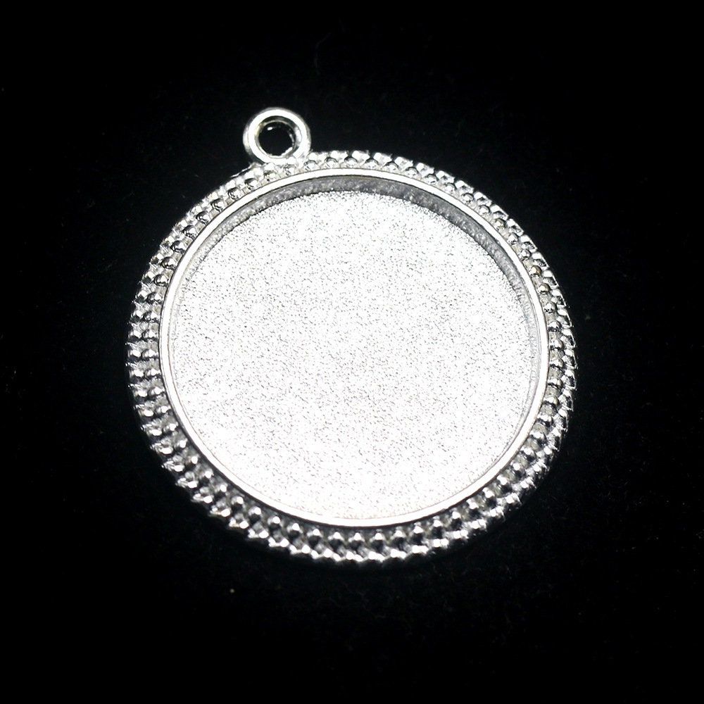 Tooth Bezel Setting 5 Colors Round Base Setting Bezel Tray Bezel Pendant Charm/finding ...