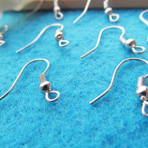 17mmX17.50mm  6 Colors Fishhooks Earring Hooks Charm Findings,Jewelry Making ,DIY Components,Nickel free