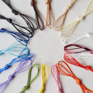 1mm 18 colors Waxed Cotton Cord/Rope/String,Necklace and Bracelet Cord,Beading String Cord,Jewelry Making DIY Cord,