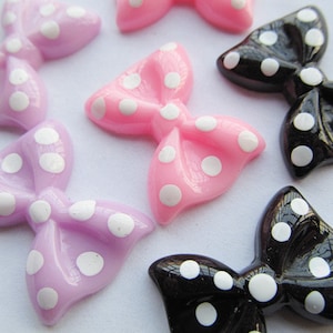 20mmx26mm Mixed Color  Flatback Resin Beautiful Bowtie/Bowknot Charm Finding,Phone Decoration Kit