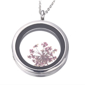 32mm Silver tone/Bronze/Gold/Gunmetal Round Living  Magnetic Memory Glass Floating Charm Locket Finding,DIY Accessory Jewelry Making