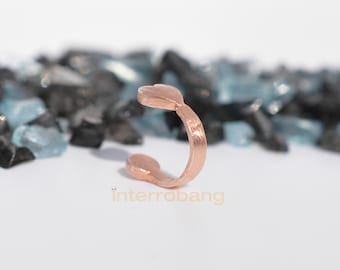 Reversible cherry fizz ear cuff, ear cuff, rose gold ear cuff, non pierced, minimalist ear cuff, cartilage earring, men's ear cuff