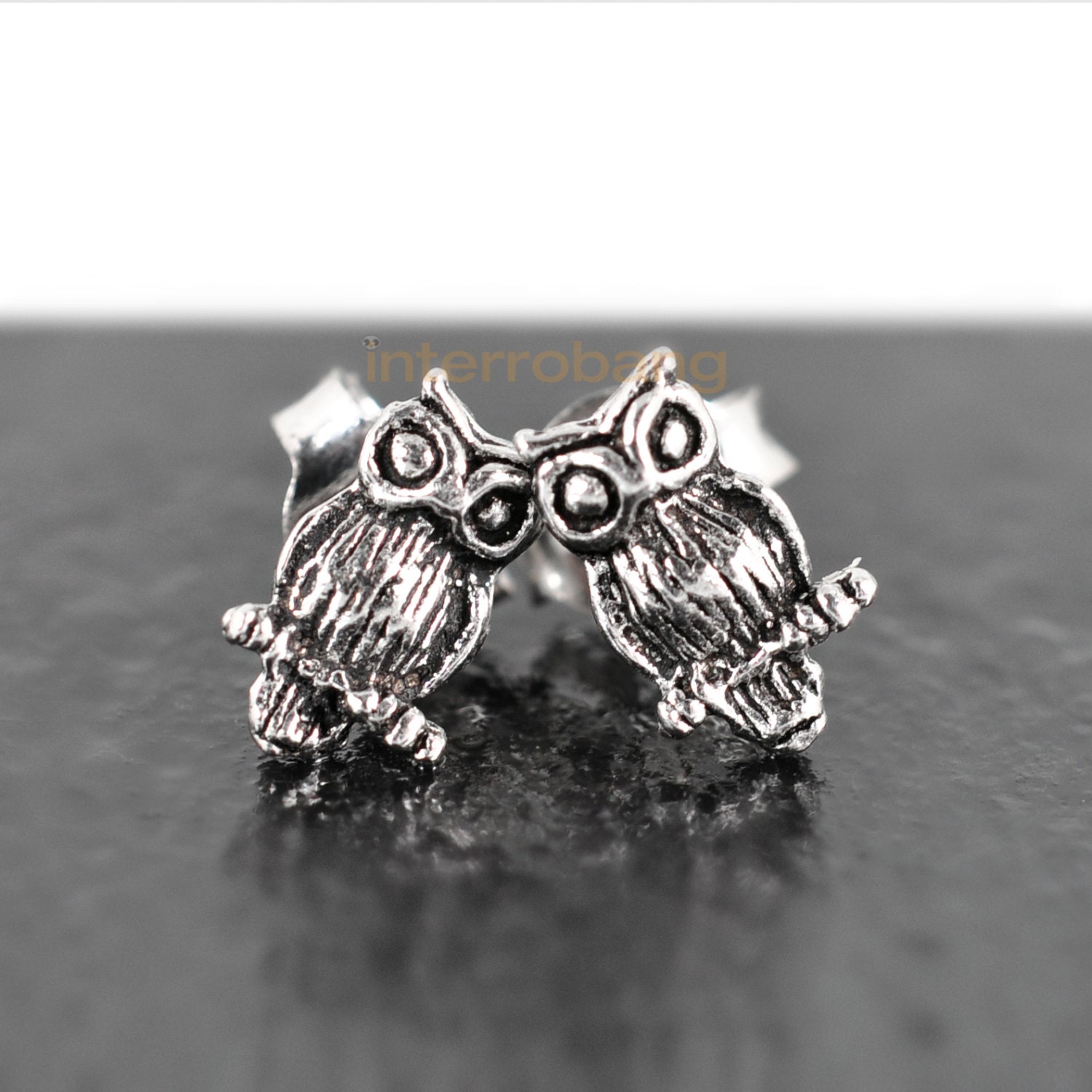 Moonlit Owl Mixed Metals Earrings