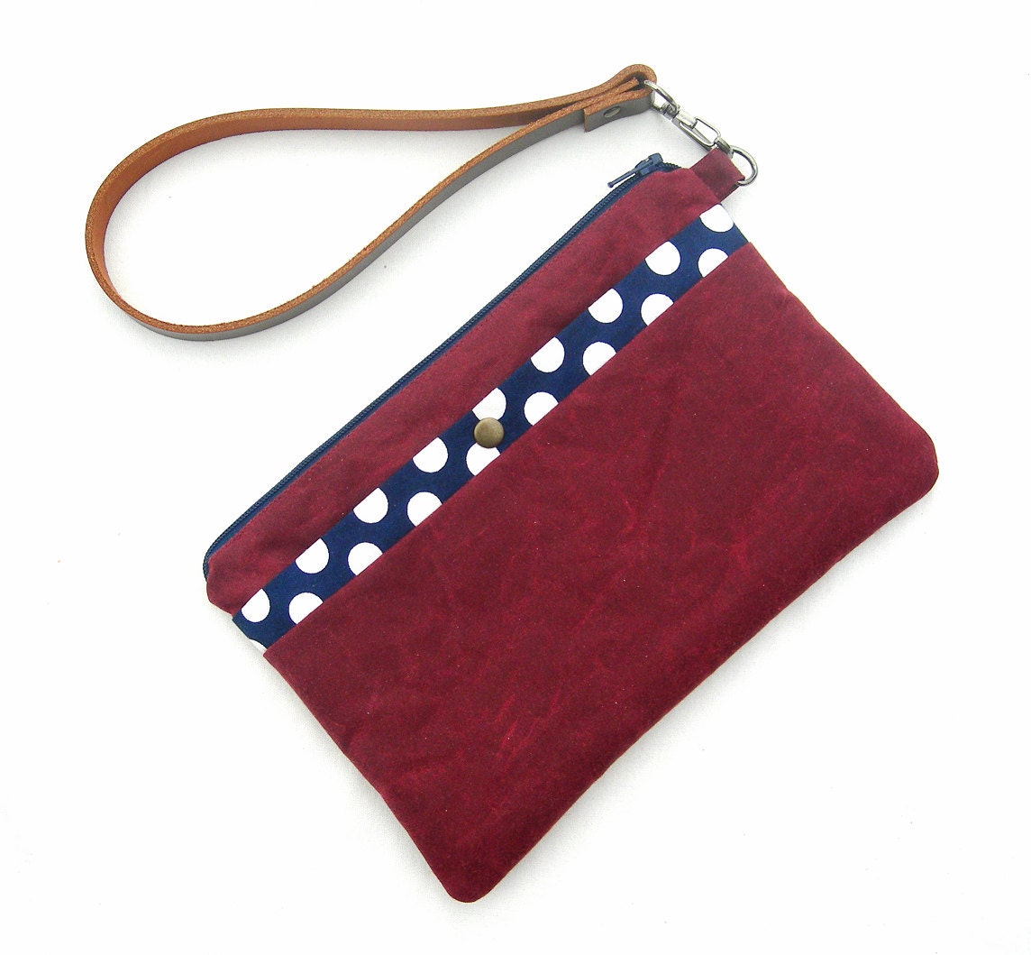 canvas passport travel pouch