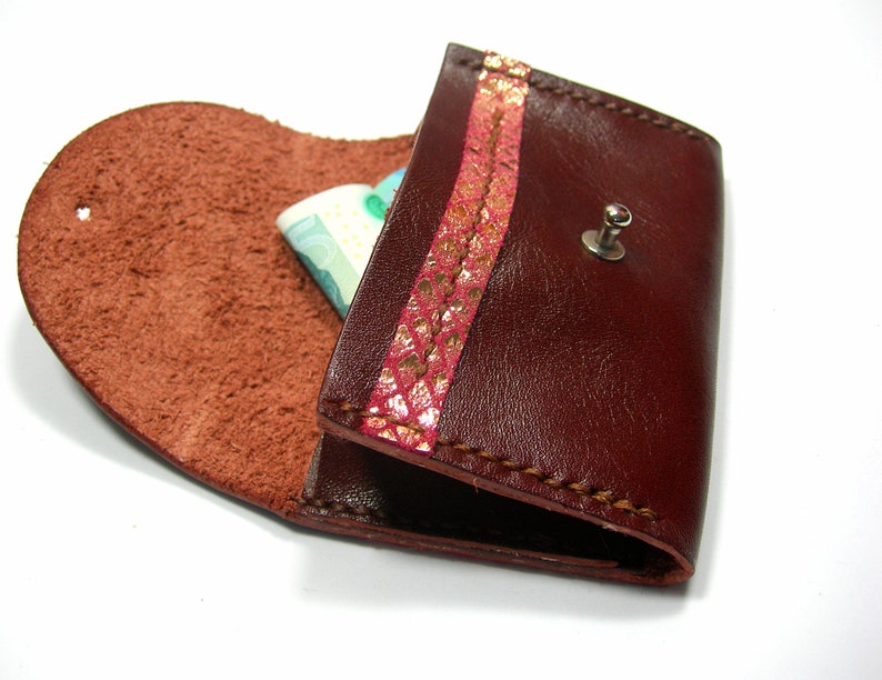 For Oyster cards store cards tickets ID card credit cards coin and card purse Pink leather cash
