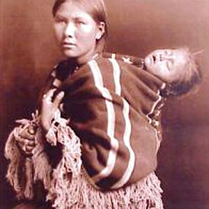 Native Mothers set of 4 greeting cards honoring mothers, motherhood, babies, love, nurture, baby, maternity, image 5
