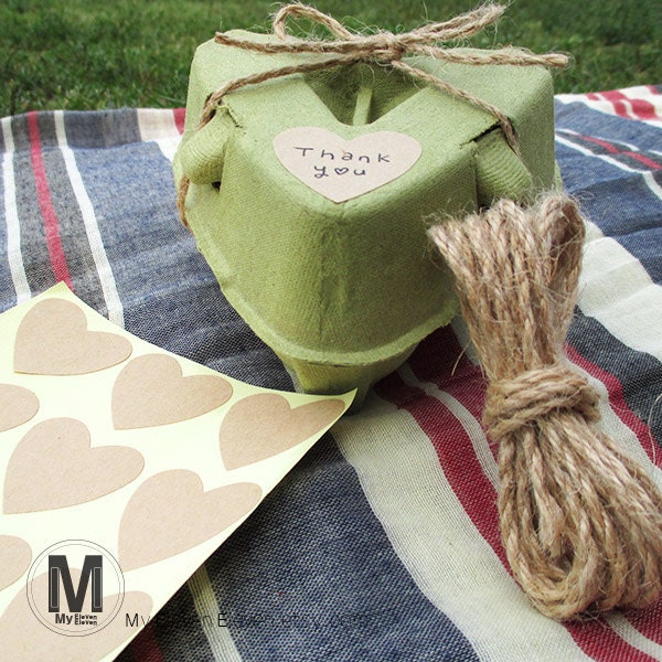 10pcs Heart shaped Egg Cartons