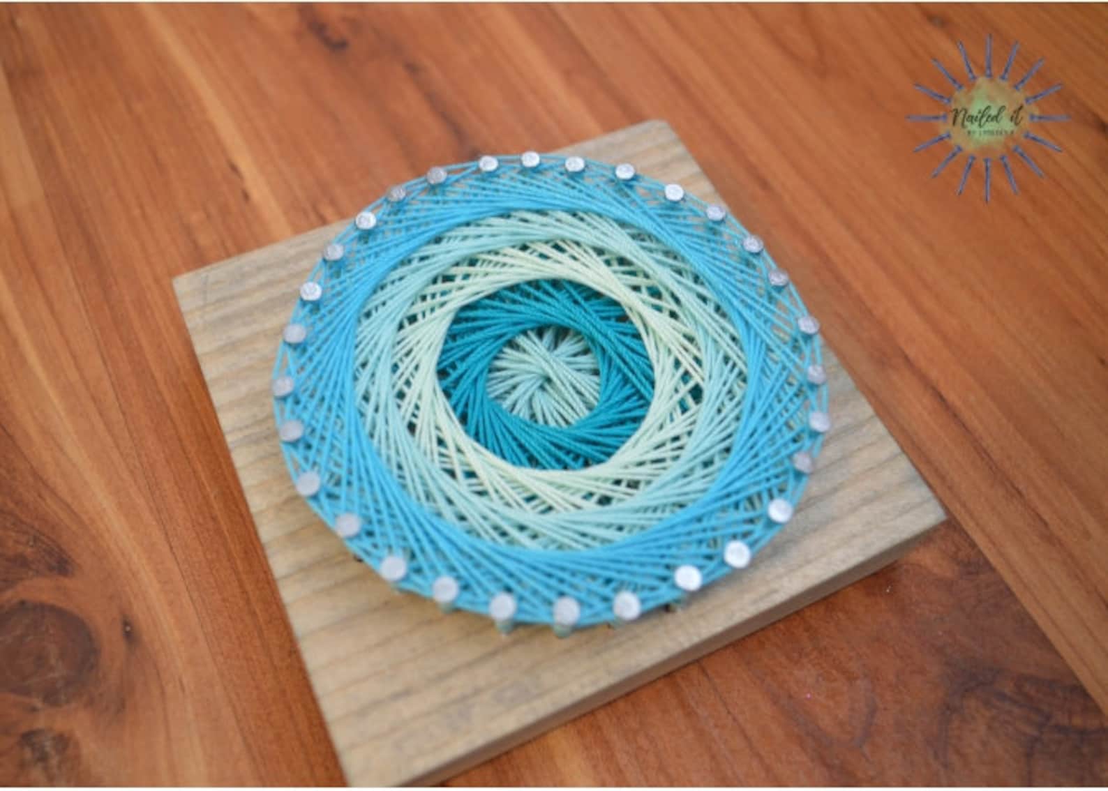 MADE TO ORDER circle string art string art mini circle mini | Etsy