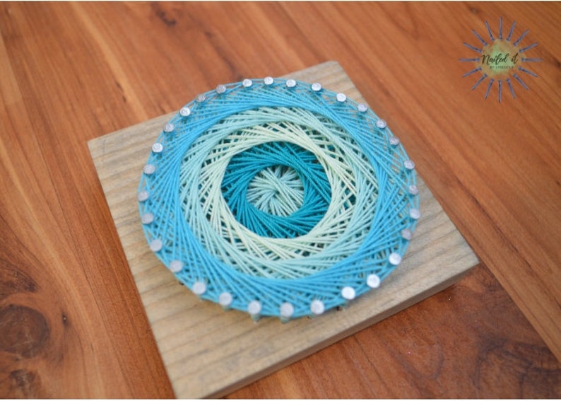 MADE TO ORDER circle string art string art mini circle mini | Etsy