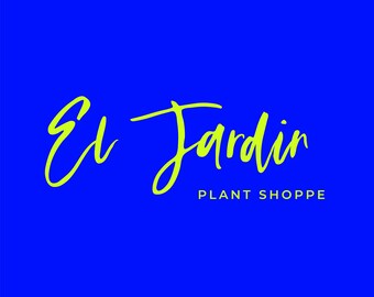 Bold Colorful Logo Design | Semi-Custom Premade Logotype | Modern Bright Vibrant Boutique Brand, Gardener, Florist, Event Planner, Shop Logo