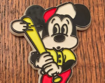 Vintage Mickey Mouse Baseball Figure