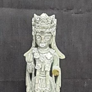 Vintage Hand Carved Stone Hindu Deity
