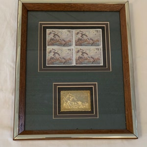1989 Vintage Ducks Unlimited Stamps and Medallion