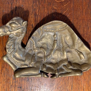 Brass Camel Dish