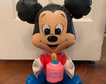 Vintage Mickey Mouse Blow up Toy