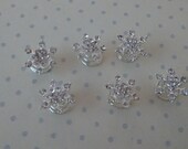 Set of 3 Wedding Hair Twists...Snowflake Hair Twists...