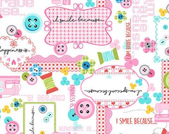Sew Kind Cotton Fabric | Sewing Collage, Studio E