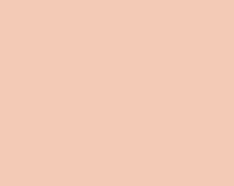 100% Pure Quality Cotton Fabric - Nude Pink - Makower Spectrum 110cm wide