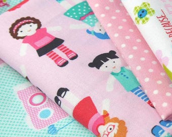 Pink World Children Cotton Fabric | Sew Kind Studio E