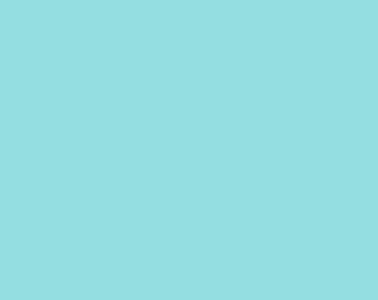 100% Pure Quality Cotton Fabric - Aqua Blue - Makower Spectrum 110cm wide