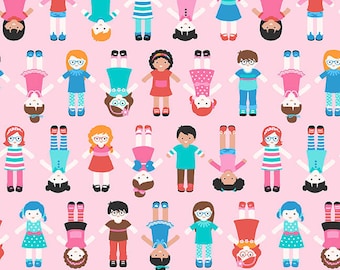 Pink World Children Cotton Fabric | Sew Kind Studio E