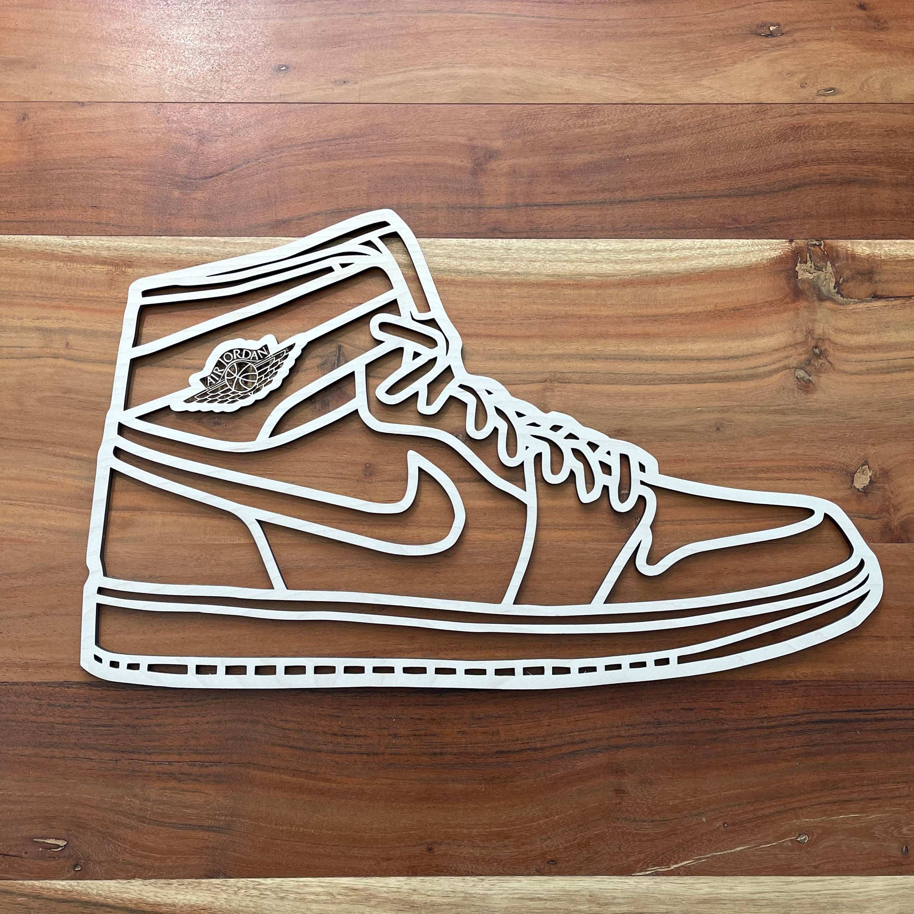 Air Jordan 1 XL Sneaker Wall Decor Piece Etsy