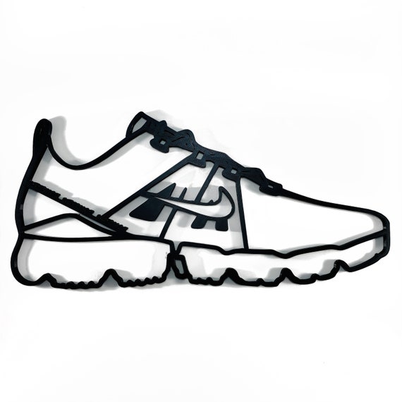 Inspired Nike Vapormax Silhouette Wall Art 3D Printed Sneaker Head Gift for Him Etsy UK