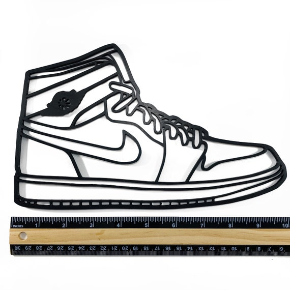 Inspirado Nike Jordan 1 Silhouette Wall Art impreso - Etsy España