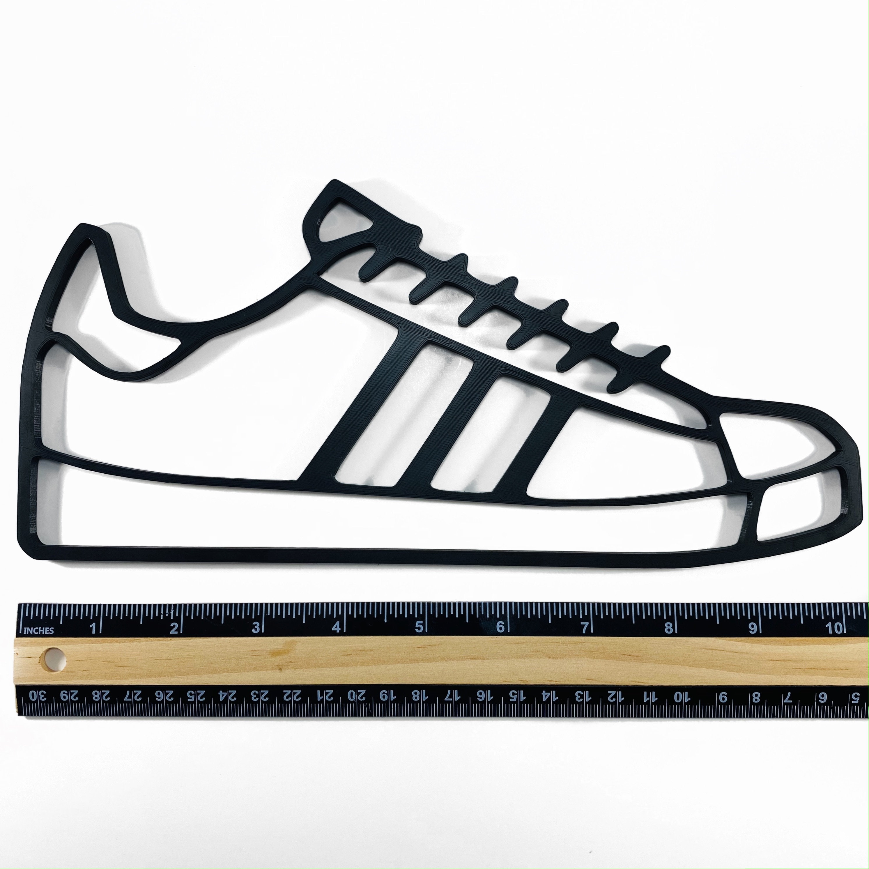 Inspired Adidas Superstar Shelltoe Silhouette Wall Art 3D België