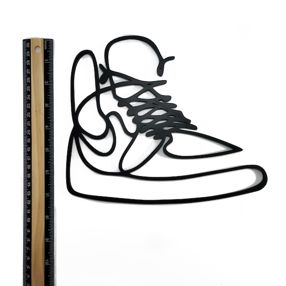 Inspired Nike Dunk Silhouette Wall Art 3D Printed Sneaker