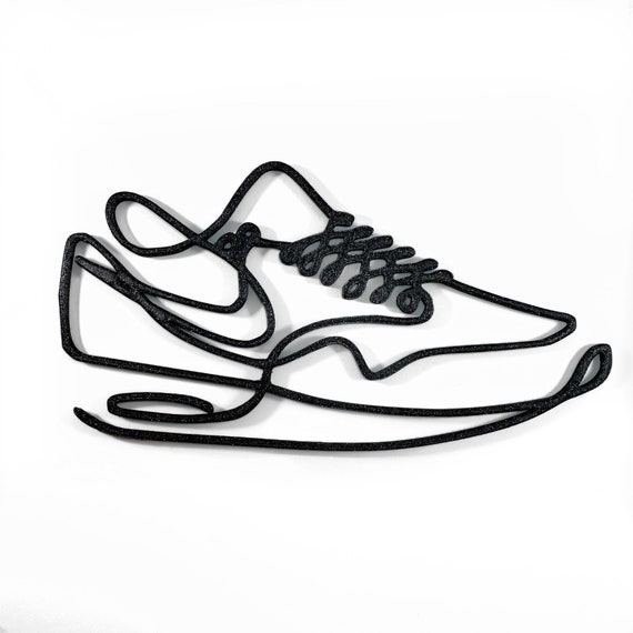 String Art Nike Air Max Inspired Silhouette Wall Art 3D | Etsy Canada