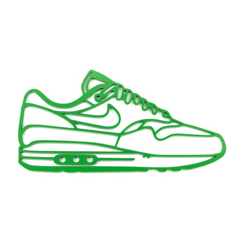 Nike Inspired Air Max 1 Silhouette Wall Art 3D Printed Sneaker | Etsy
