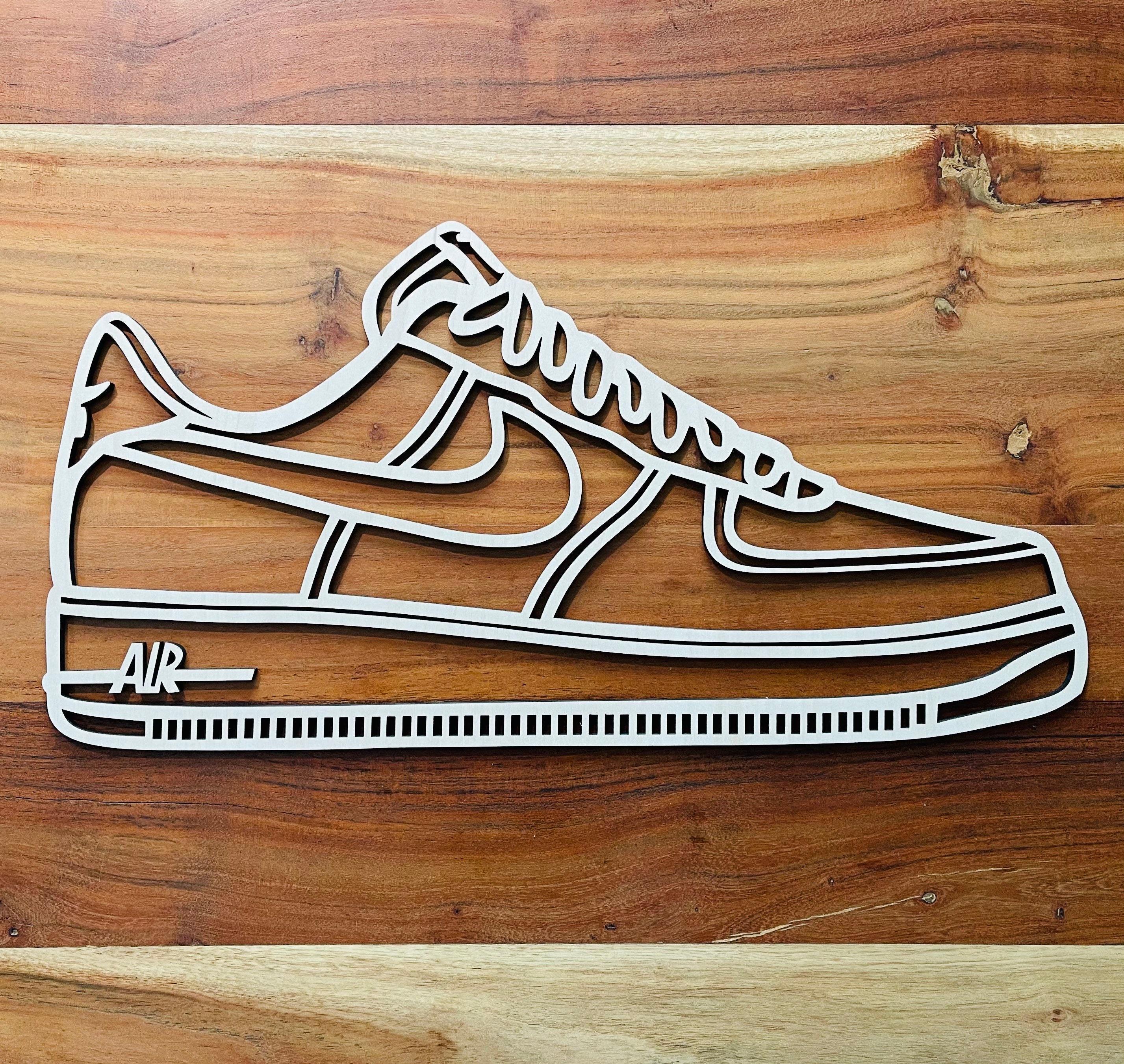 Inspired Nike Air Force 1 XL Sneaker Wall Art Decor Piece / | Etsy Australia