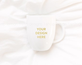 Set of TWO White Coffee Mug Styled Photos, Styled Stock Photos, Mug Mockup, Mockup Photos, Digital Overlay, Instant Download