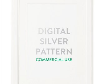 Digital Silver Foil Pattern Commercial Use  // Instant Download, High & Low Resolution, Digital Paper, Swatch, Pattern, Digital Background