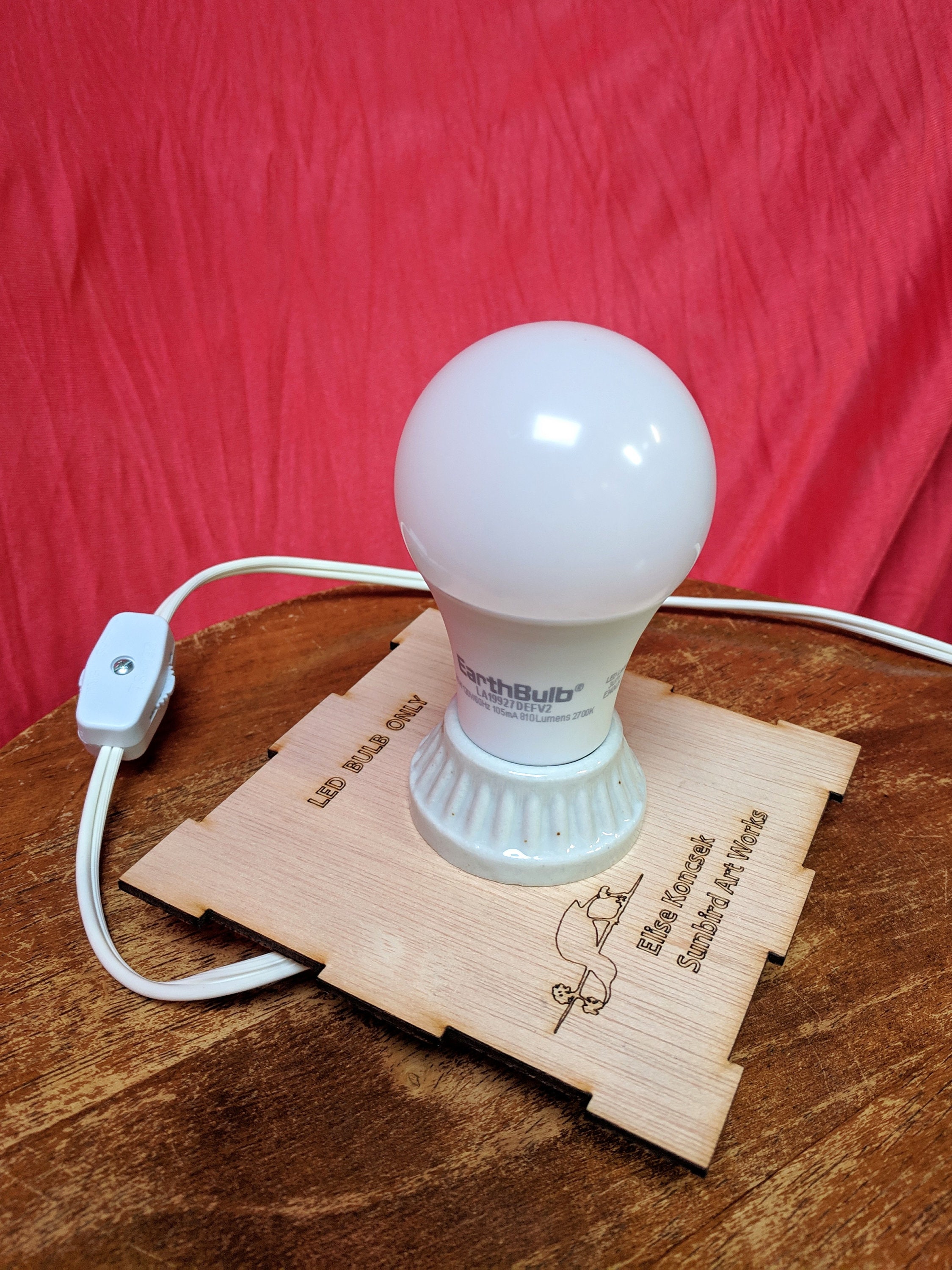 Cat in Window laser cut wood and acrylic electric lamp. | Etsy