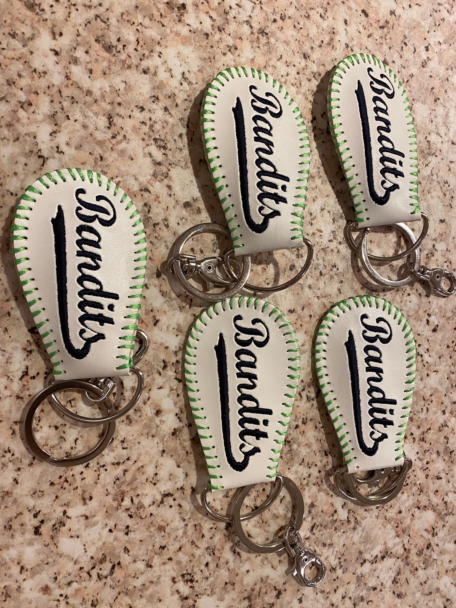 Personalized Baseball Keychain Etsy