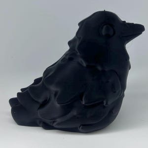 3D Printed Black Raven and Baby Raven Blanks