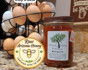 Raw Arizona Mesquite Honey – 16 oz Jar